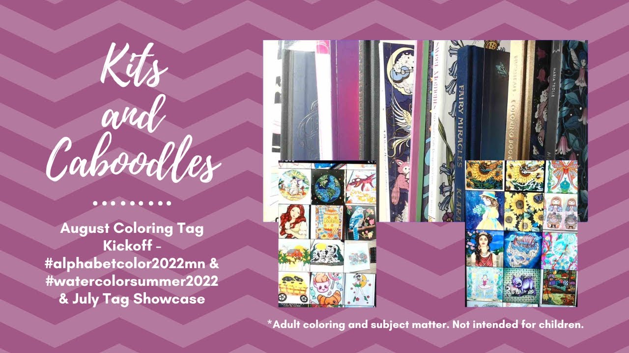 August Tag Kickoff #alphabetcolor2022mn + #watercolorsummer2022 & July ...