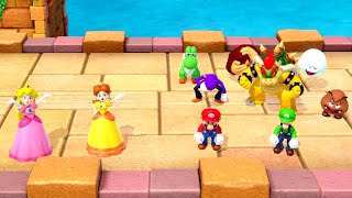 Super Mario Party - How many 2 vs 8 Minigames can Peach & Daisy win?