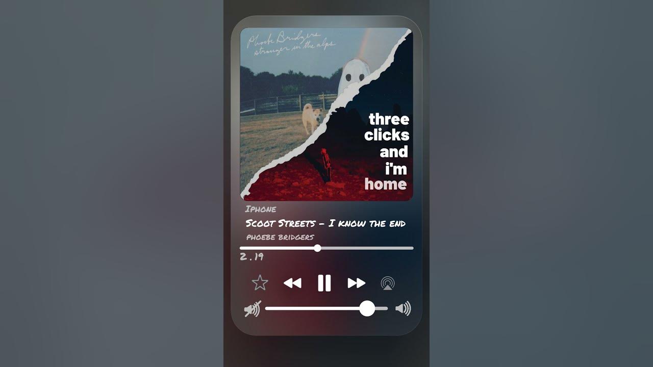 scoot streets - i know the end | phoebe bridgers #song #lyrics #sad #vibes #foryou