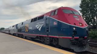 Amtrak 49 Blasting off From Elkhart