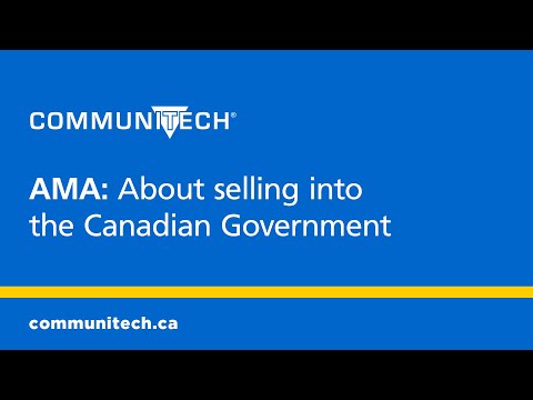 Ask Me Anything: About selling into the Canadian Government