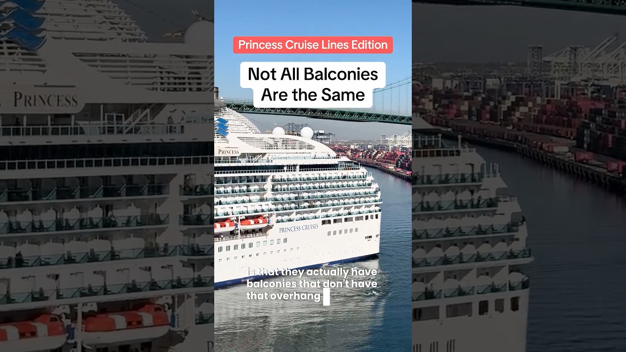 Not All Balconies are the Same, Princess Cruise Lines. #cruise #cruiseship #cruisetips