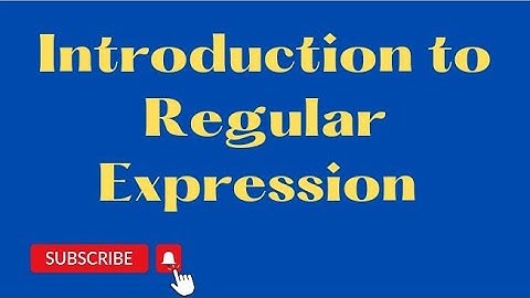 Unit 1:Lecture 14: Regular Expression | Theory of Computation | FAFL