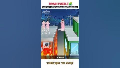Help them Get to the other Side of the Building 😱 | Brain puzzle 🧩 #shorts