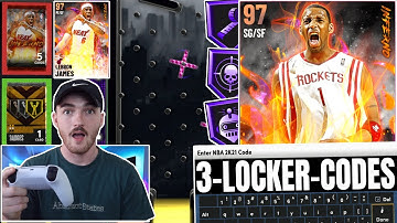 3 *NEW* FREE LOCKER CODES + GALAXY OPAL TRACY MCGRADY GAMEPLAY! (NBA 2K21 MyTEAM)
