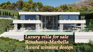 Luxury villa for sale in Benahavis-Marbella, with discount on off-plan purchase.