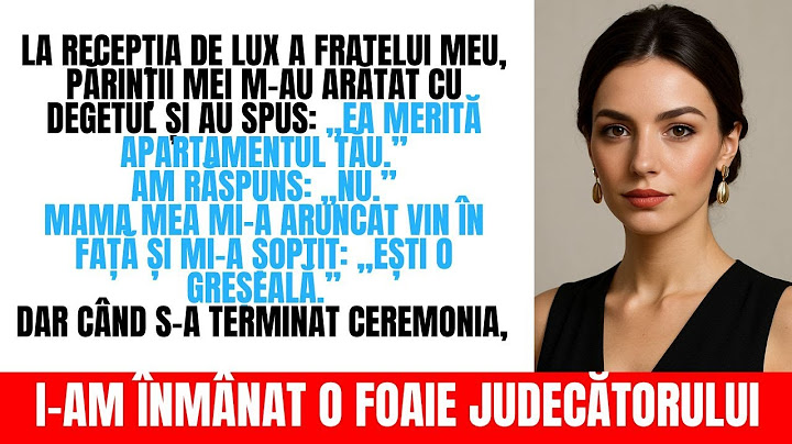La Nunta Fratelui Meu, Familia Mea a Vrut Să Îi Dau Casa Soției Lui. Am Spus Nu — Mama Mea…