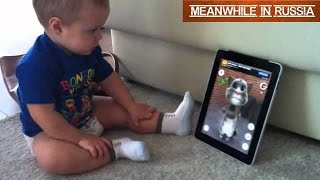 Kid Speaks With Talking Tom Cat Kid Speaks With Talking Tom Cat