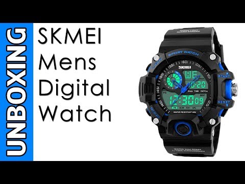 SKMEI Mens Digital Watch Unboxing