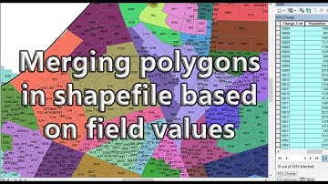 Merging Polygons in Shapefile based on Field Value | Using Dissolve Tool |  GIS Analysis