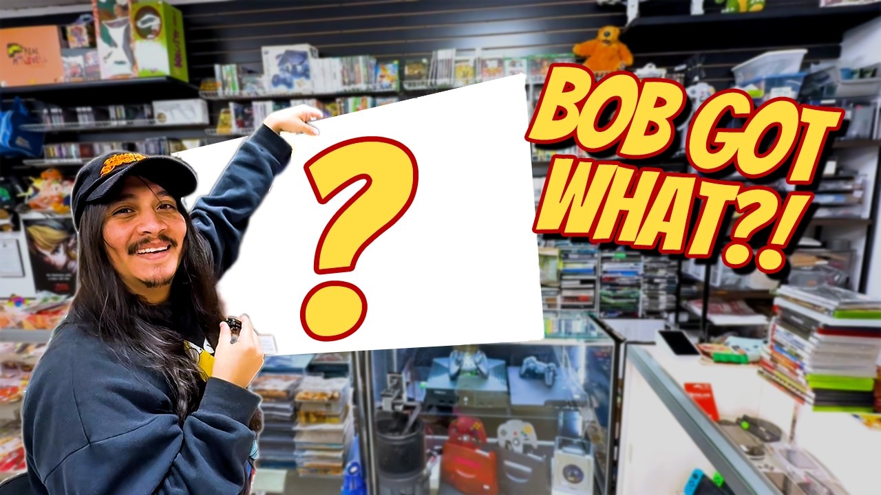 INSIDE RETRO BUTTA’S INSANE TOY STORE – BOB GOT RARE COLLECTIBLES FOR FREE?!