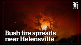 Bush fire spreads north of Helensville | .nz