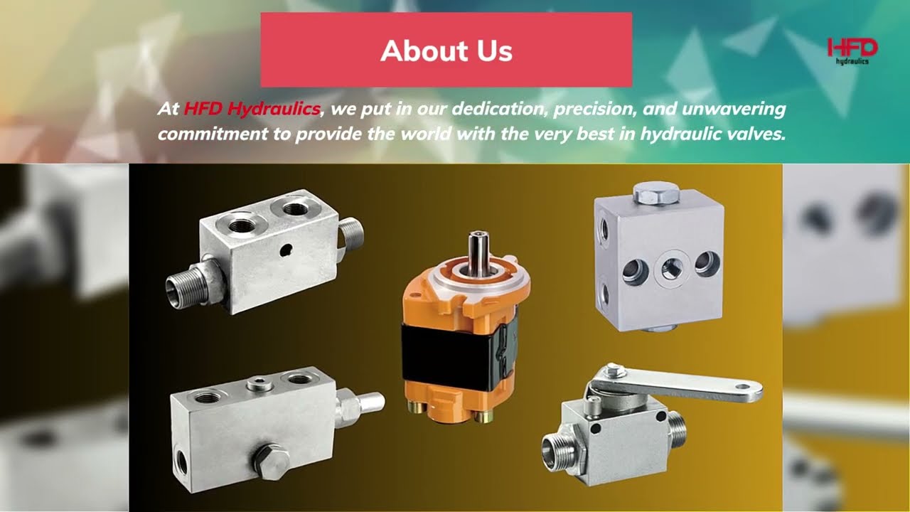 HFD Hydraulic: Premier Valve Manufacturer in China