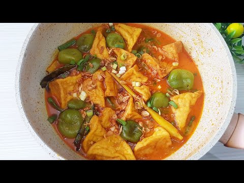 Resep Sayur Tahu Cabe Gendot Tanpa Santan
