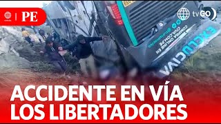 Accident on Los Libertadores highway | Primera Edición | News Peru