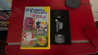 Hit Entertainment Childrens Favourites Spring Into Fun 2004 Vhs Side Label 738