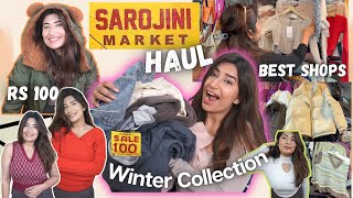 Sarojini Nagar Market WINTER COLLECTION! BEST SHOPS, Puffer Jacket, Sweater Vest , Zara Dupe😍