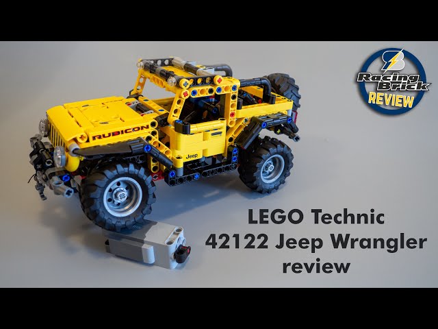 LEGO Technic 42122 Jeep Wrangler detailed building review - YouTube