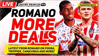 ROMANO On Man Utd's NEXT Transfer: TRIPPIER And POGBA | LIVE