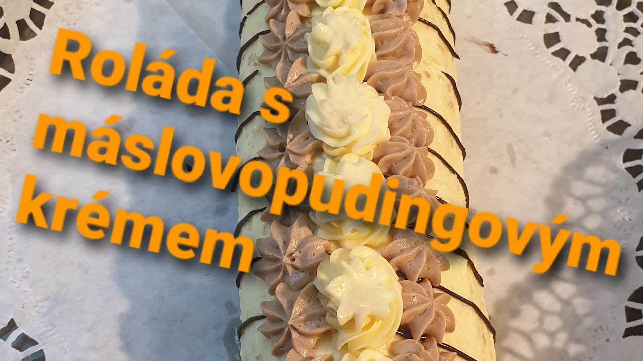 Rychlá a jednoduchá ROLÁDA s pudinkovým krémem 👌 zvládne každý začátečník 😉