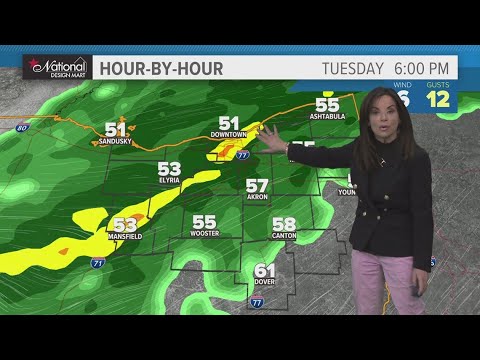 Northeast Ohio weather forecast: Rain returns tomorrow! - YouTube