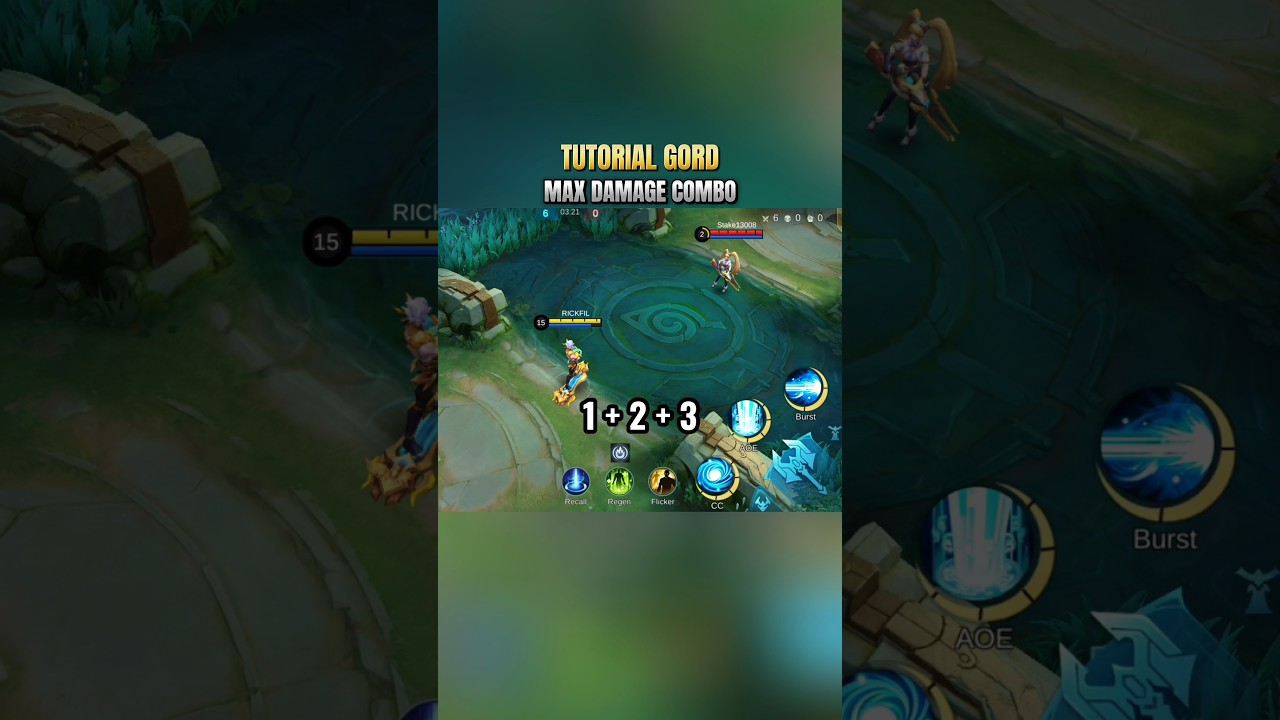 Tutorial Gord Mobile Legends | Easy Combo 