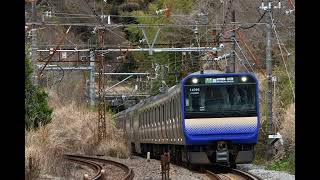 E235系1000番台 モハE234-1104形 逗子→(普通)→東京