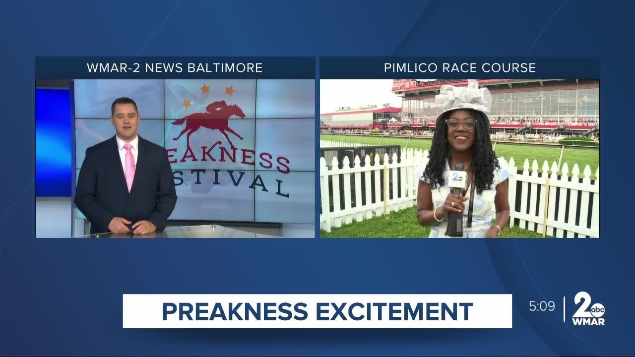 WMAR-2 News' Kelly Swoope live from Pimlico