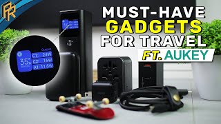 MUST-HAVE Gadgets for daily use and TRAVEL ft. AUKEY!