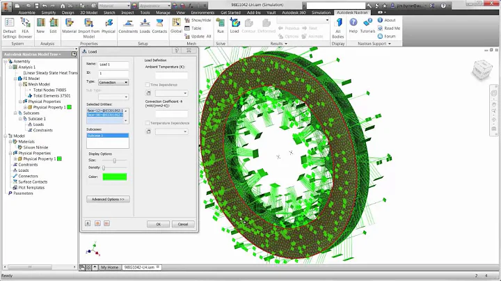 Autodesk Nastran In-CAD Heat Transfer