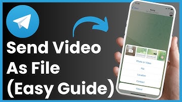 How To Send Video As File In Telegram ! [EASY STEPS]