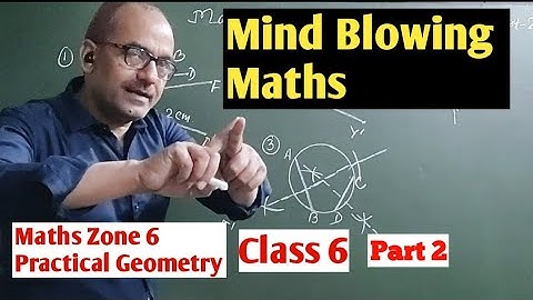 Mind Blowing Maths | Maths Zone 6 | CBSE Class 6 Maths Practical Geometry Part 2 @RajeshTutorials