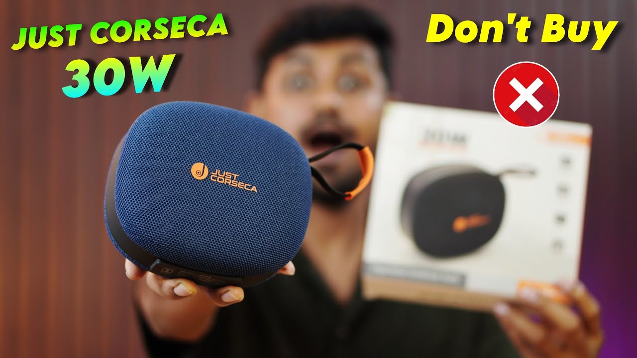 JUST CORSECA Seagle Bluetooth Speaker ⚡ At Just @1349 | 30W, 30H Playtime 🔥 Best Speaker UNDER 1500🔥