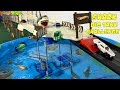 Hot Wheels shark tank attack cliff escape challenge fat track tournament race