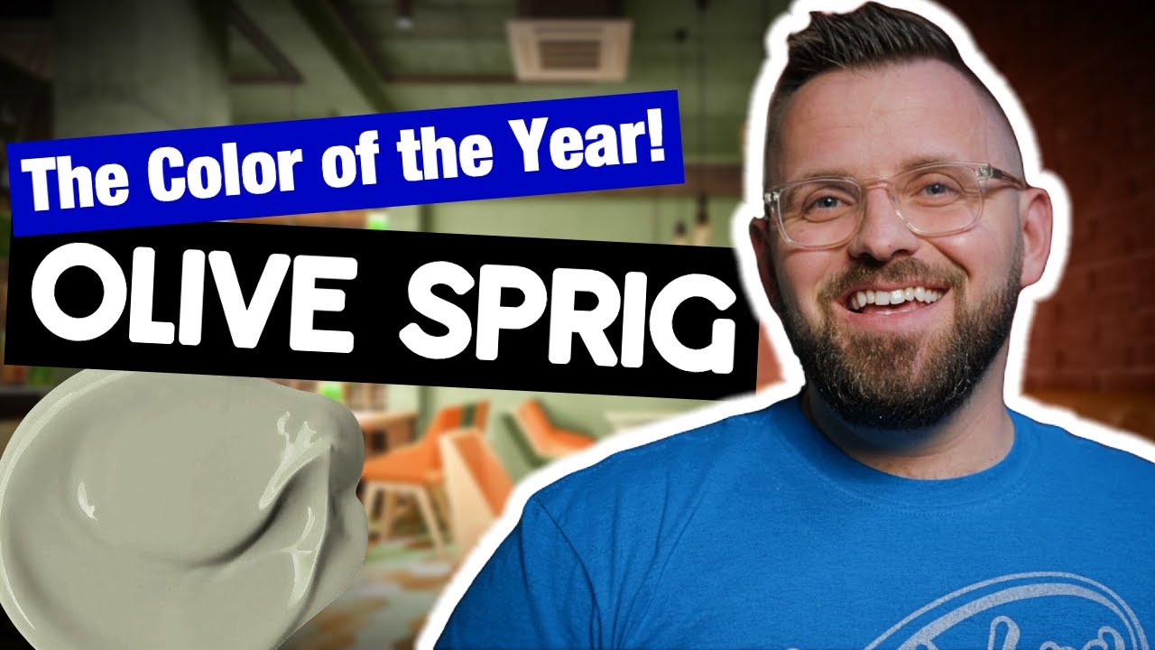 The 2022 COLOR OF THE YEAR PPG Paints Olive Sprig Color Review YouTube