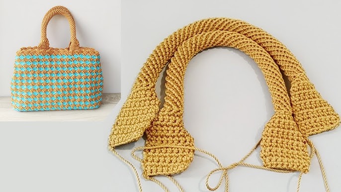 The BEST Crochet Spiral Bag Handle Ever! - GoodKnit Kisses