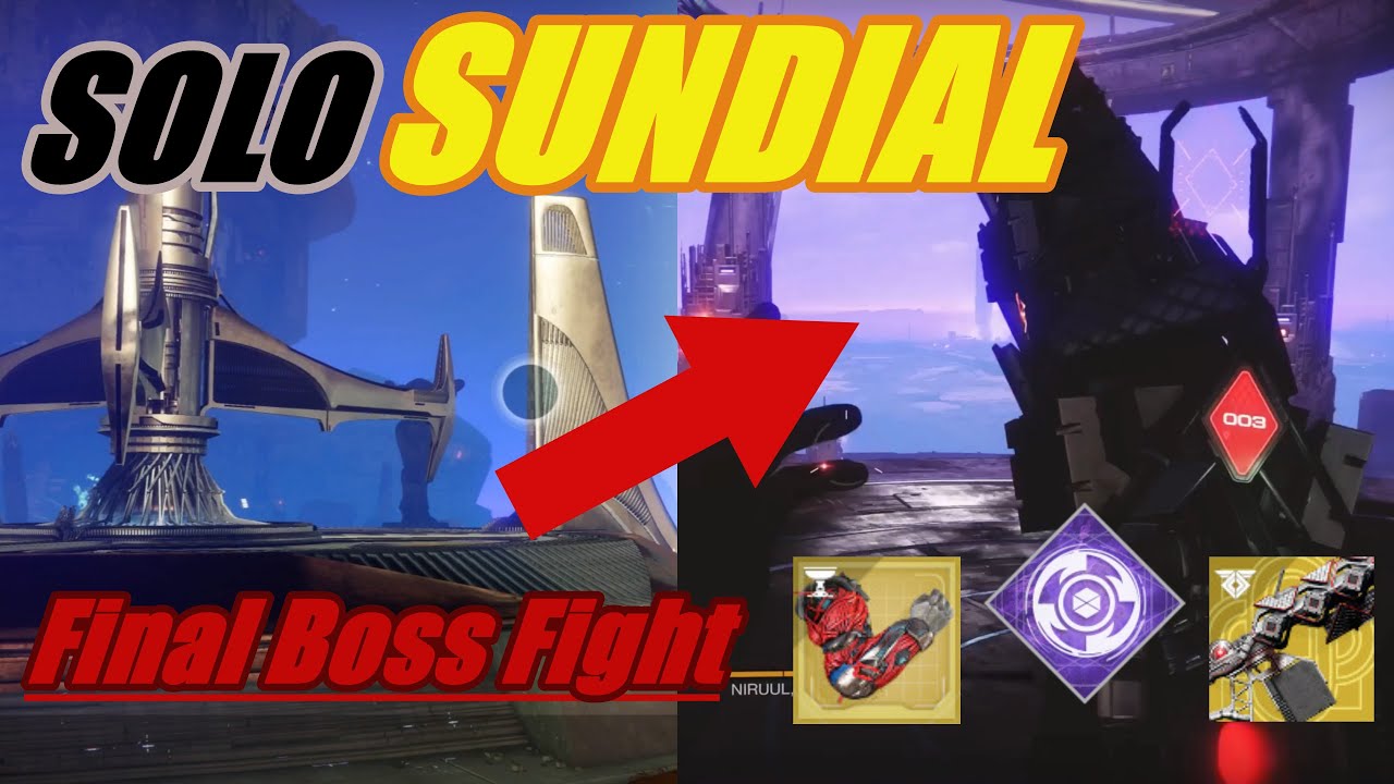 SOLO The Sundial - Final Boss Fight Flawless - Niruul The Hollow Voice - Titan (Season Of Dawn)