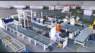 HUAHUA Exported Industry 4.0 customized furniture smart production line Algeria production line
