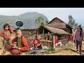 Living in harmony with nature  peaceful and relaxing nepal mountain village lifestyle  bijayalimbu