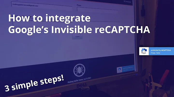 Integrate Google's Invisible reCAPTCHA (3 Simple Steps)