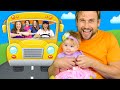 Wheels on the bus acoustic  kids nursery rhymes