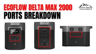 EcoFlow DELTA Max 2000 Breakdown | Input Ports, Output Ports, & LCD Screen Explained by Off Grid Stores 740 views 1 year ago 5 minutes, 21 seconds