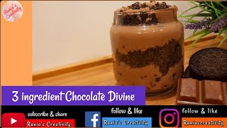 Divine Chocolate Recipe: 3 Ingredient Recipe