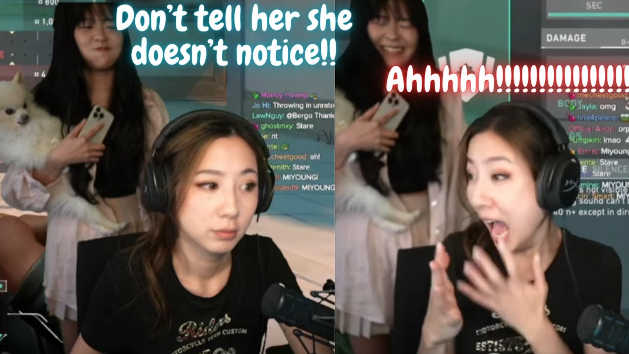 Миюнг пугает Фьюсли классическим приемом Тины.