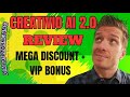 Creativio AI 2.0 Review ✅ $100 Discount ✅ $100,000 Bonus ✅ CreativioAI 2.0 Review ✅