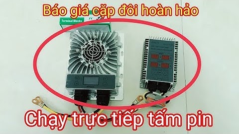 🇻🇳 Báo giá mới nhất Sạc MPPT 30A và 50A, chạy trực tiếp tấm pin mặt trời - Shop Solar