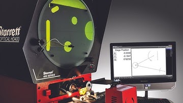 HD400 | Video Measurement on an Optical Comparator