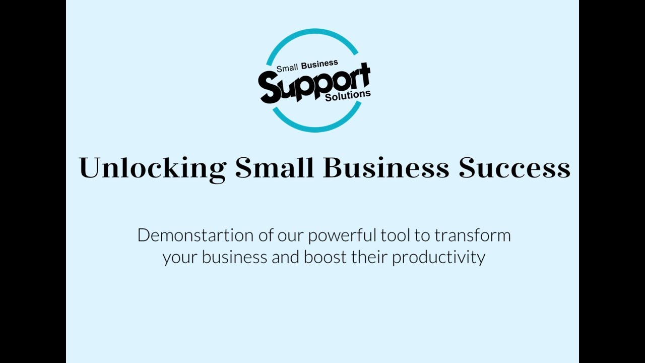 A great Business Support system that boosts business owners. YouTube