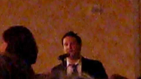 Asher singing at Tal and Jessi's Wedding