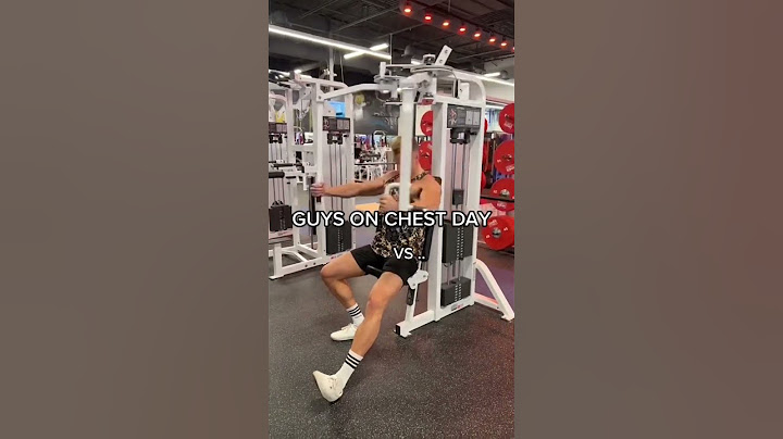 Guys on chest day vs leg day …